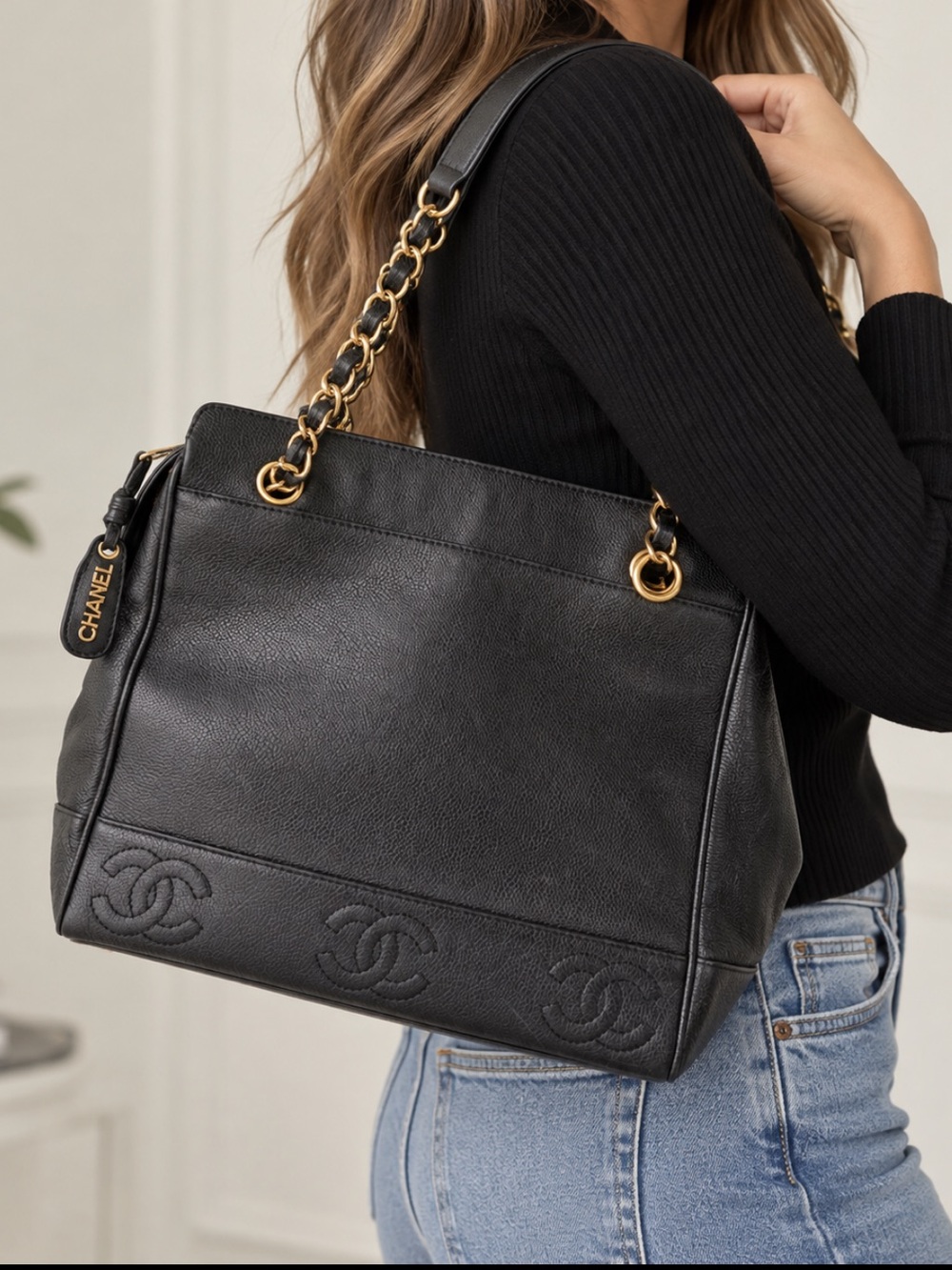 Chanel Vintage Triple C Tote